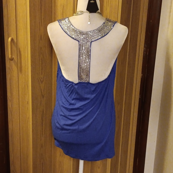 C.OLIVER BLUE SEQUENCE TOP - Picture 2 of 5